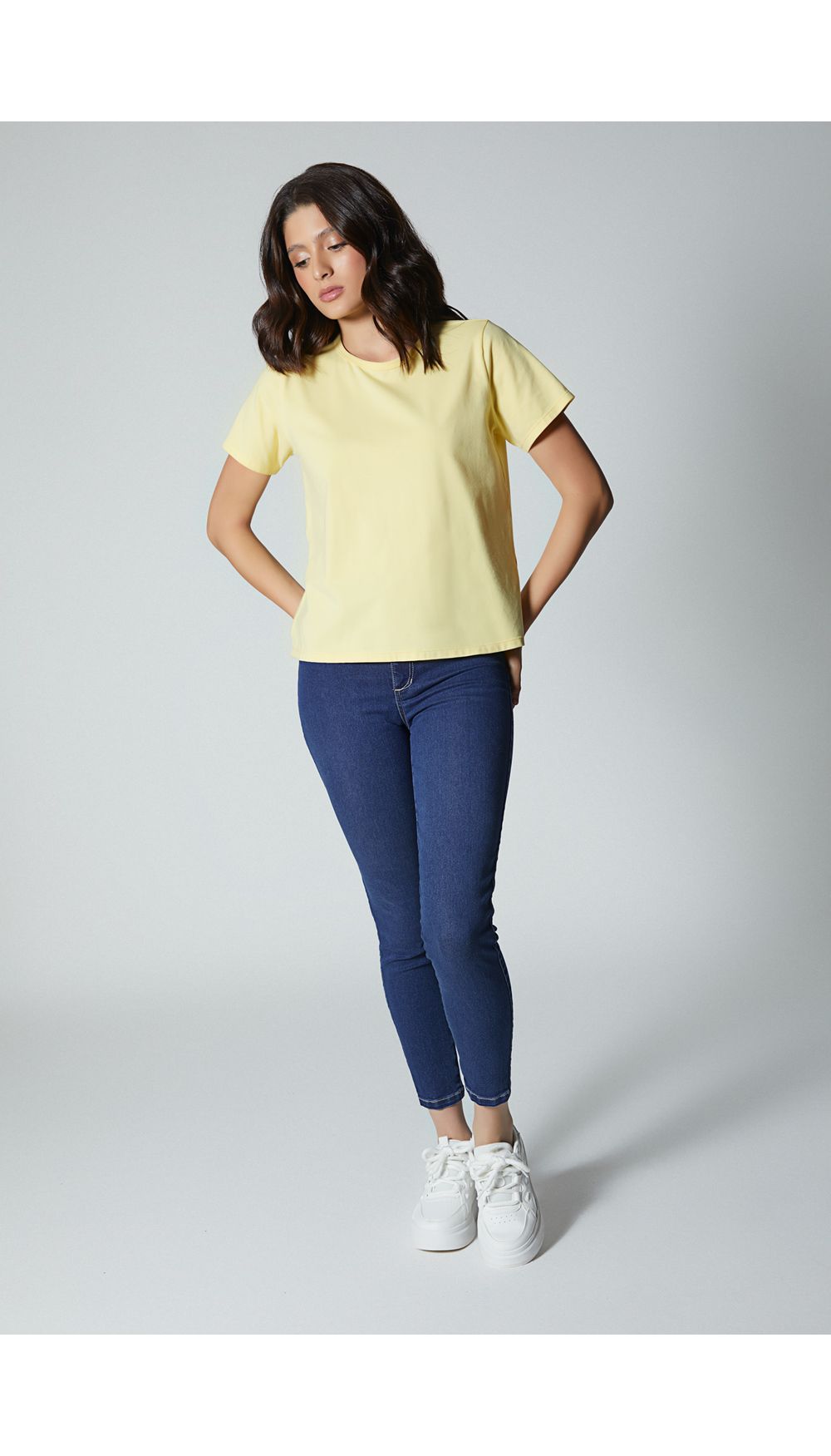 Jean basico skinny para mujer