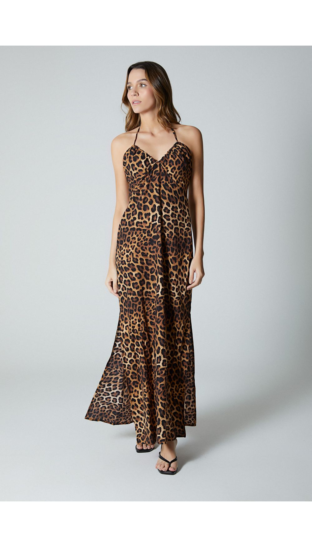 Vestido largo para mujer de tiras