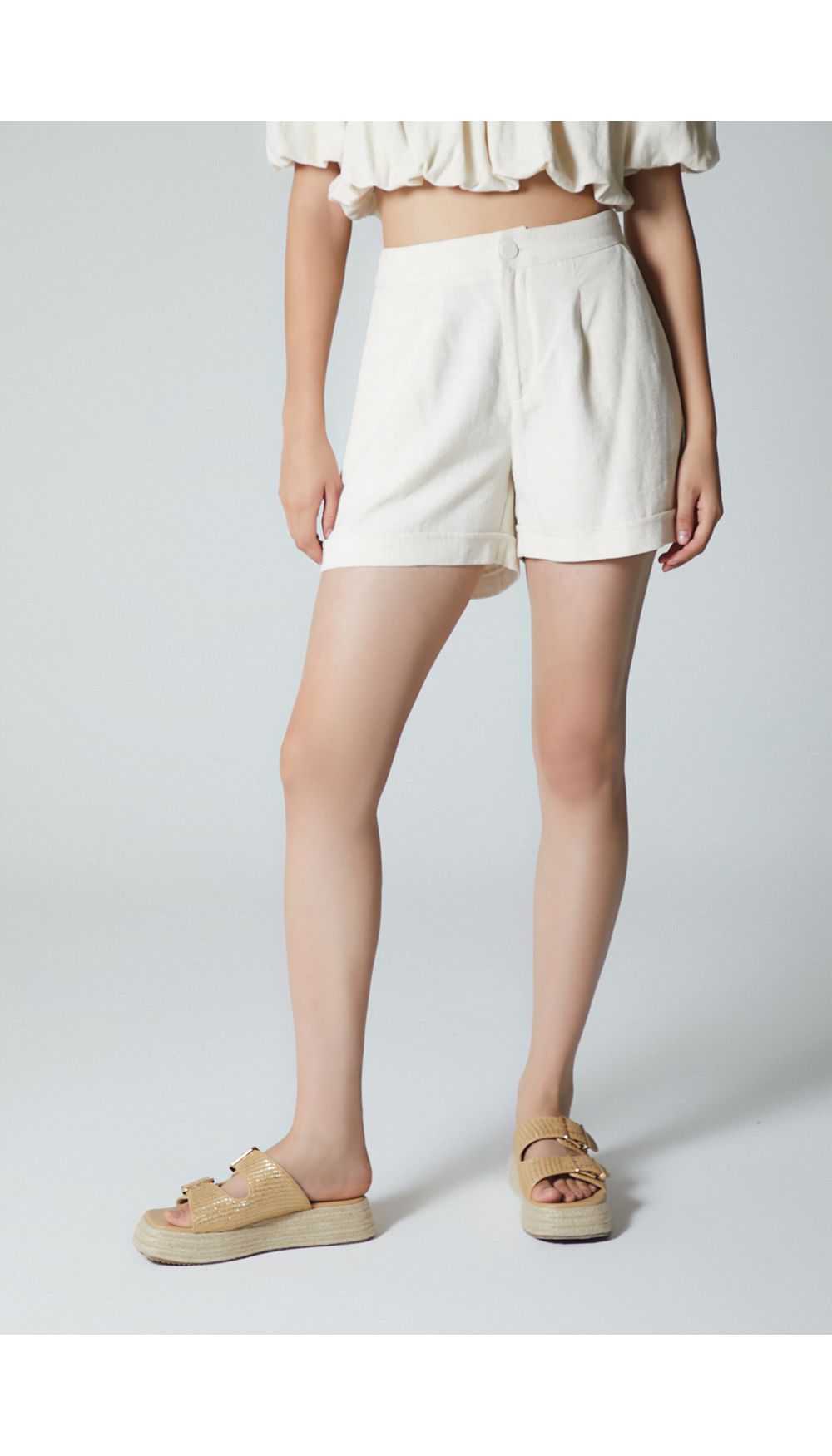 Short tiro alto para mujer