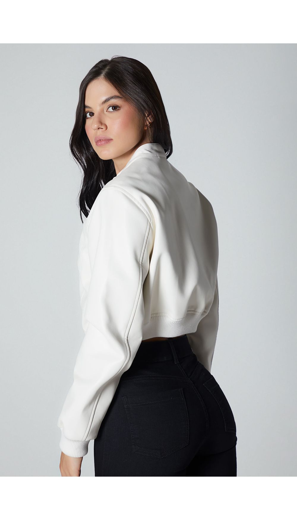 Chaqueta tipo bomber para mujer