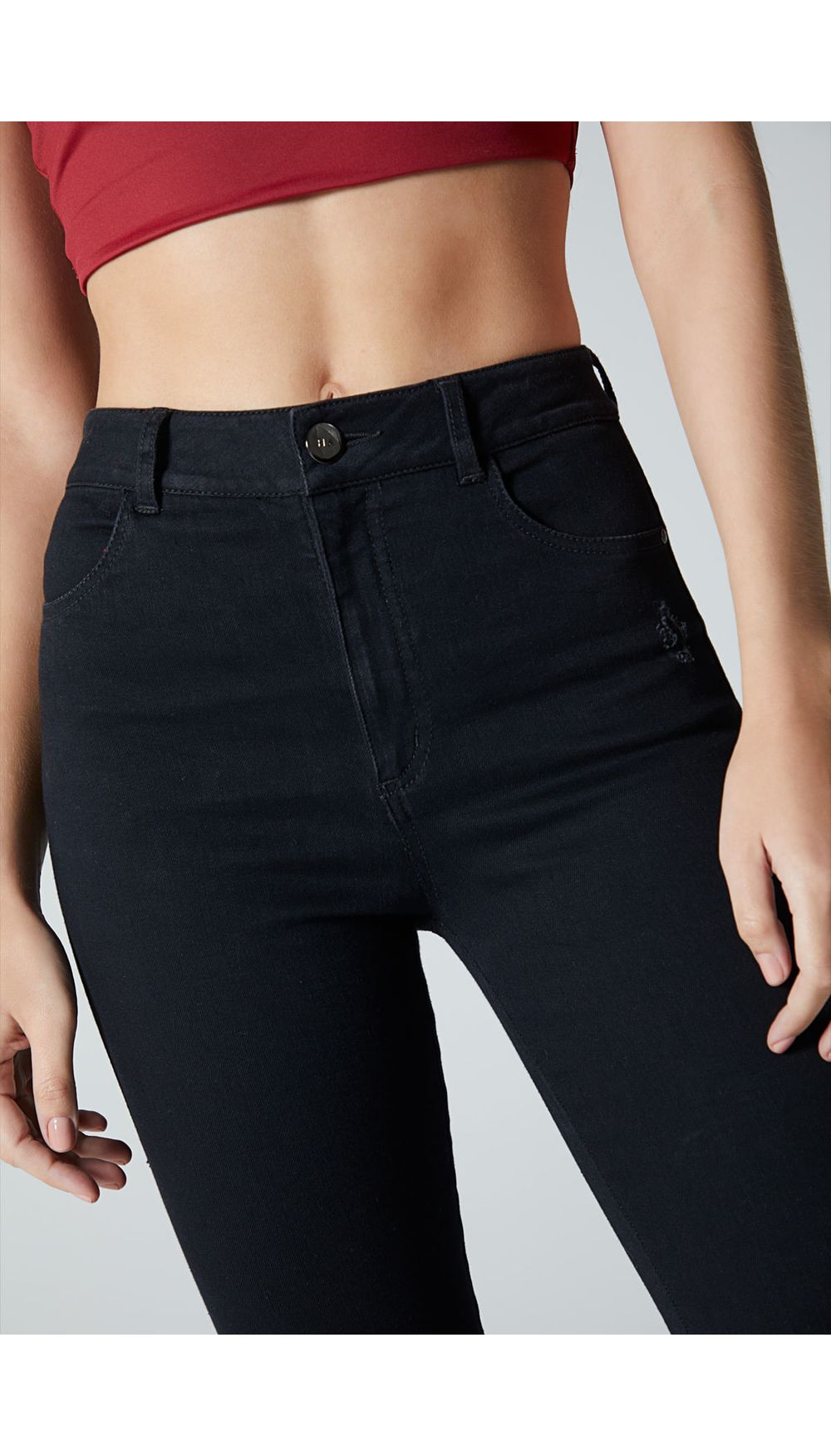 Jean  para mujer  tiro medio  campana co