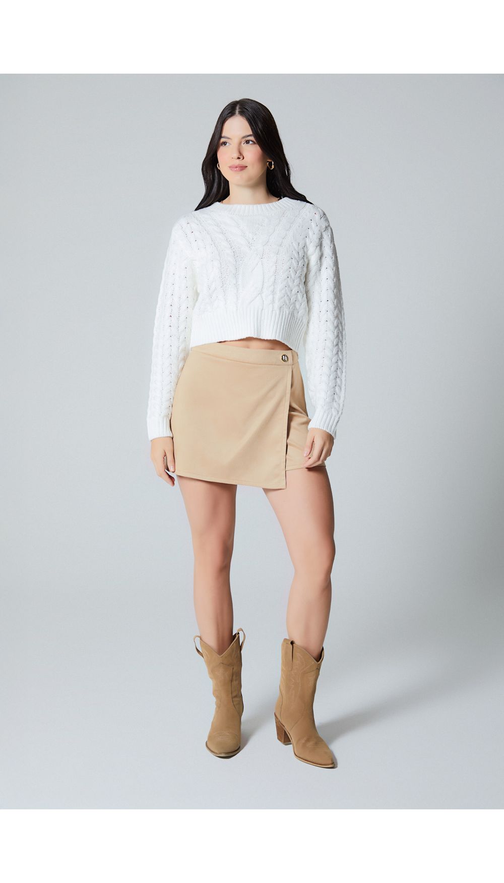 Falda short para mujer