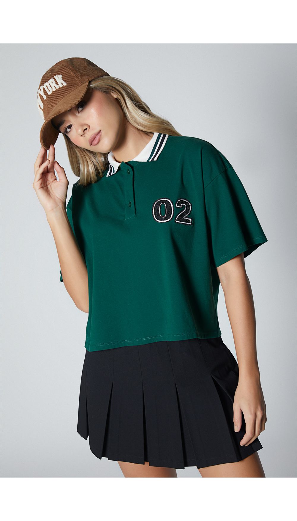 Blusa para mujer estilo polo