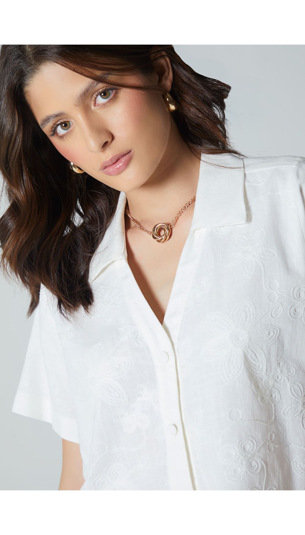 Blusa camisera para mujer crop