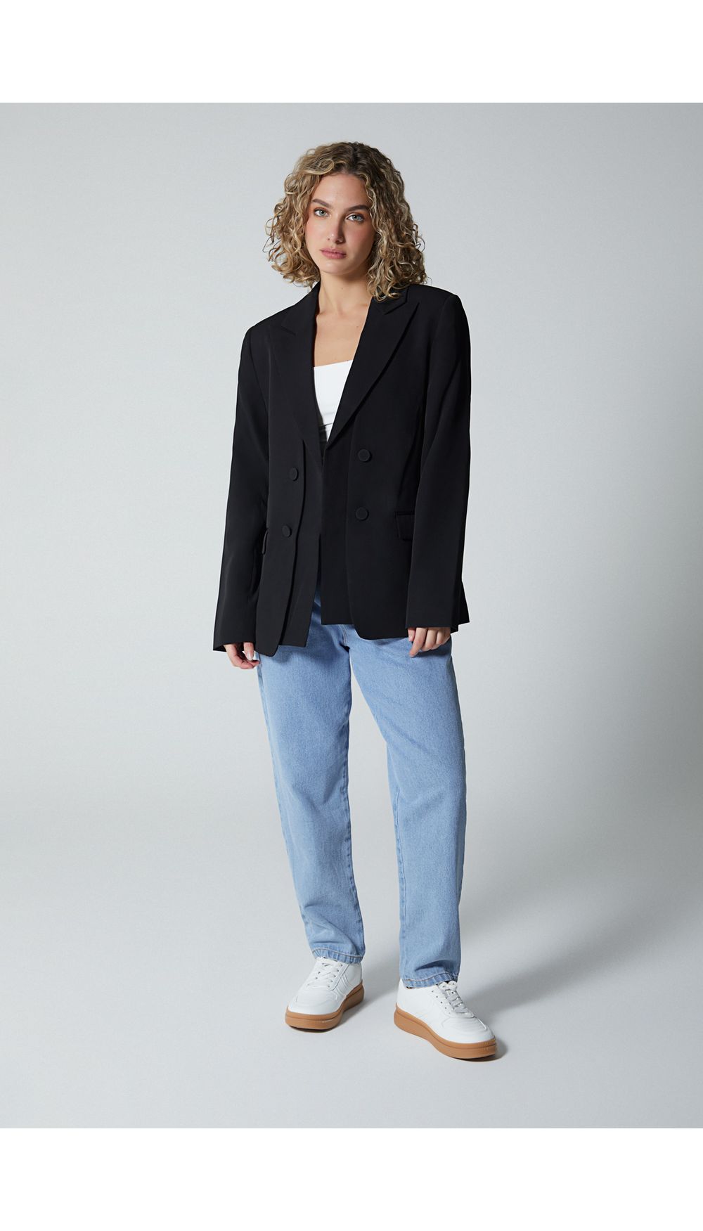 Blazer doble frente para mujer