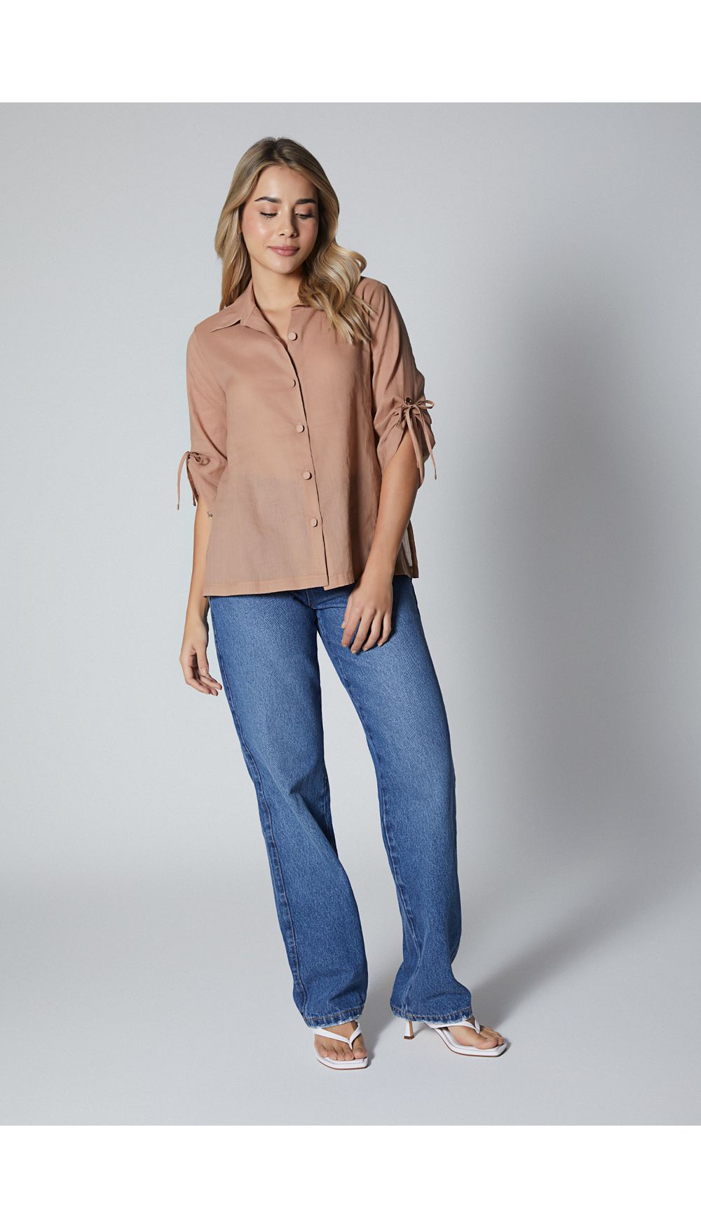 Bluson para mujer manga tres cuartos