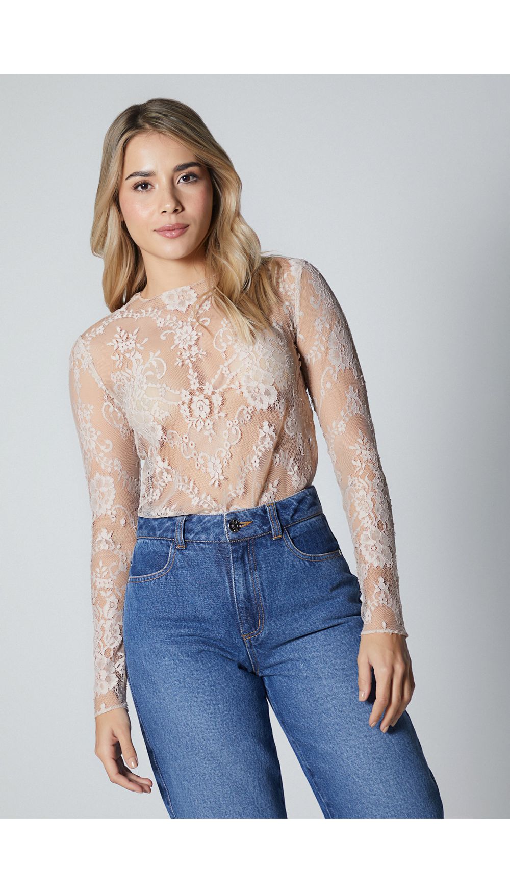 Blusa para mujer manga larga