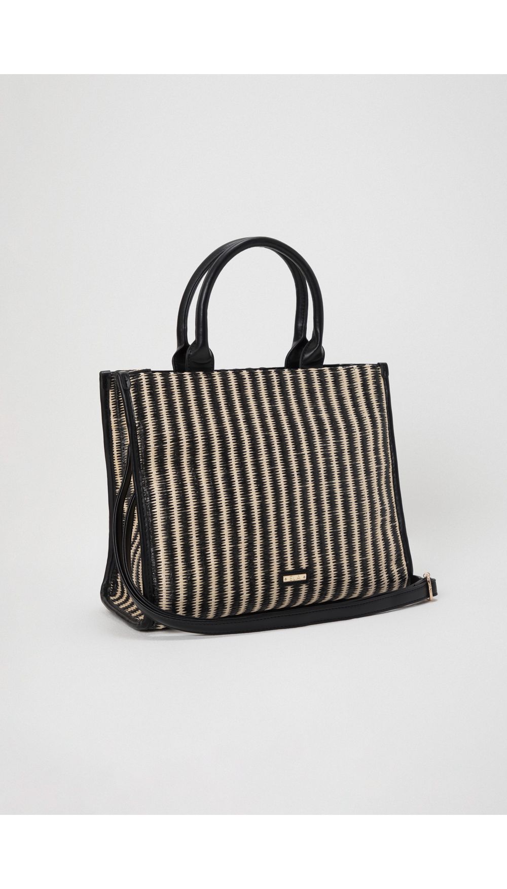 Bolso de mano tipo tote combinacion de m