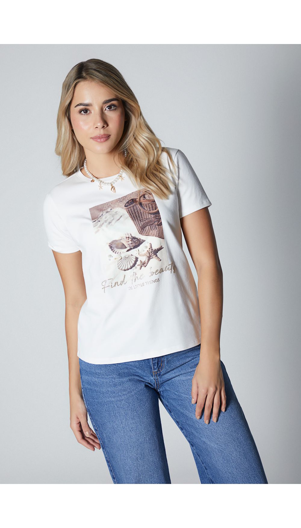 Camiseta para mujer manga corta