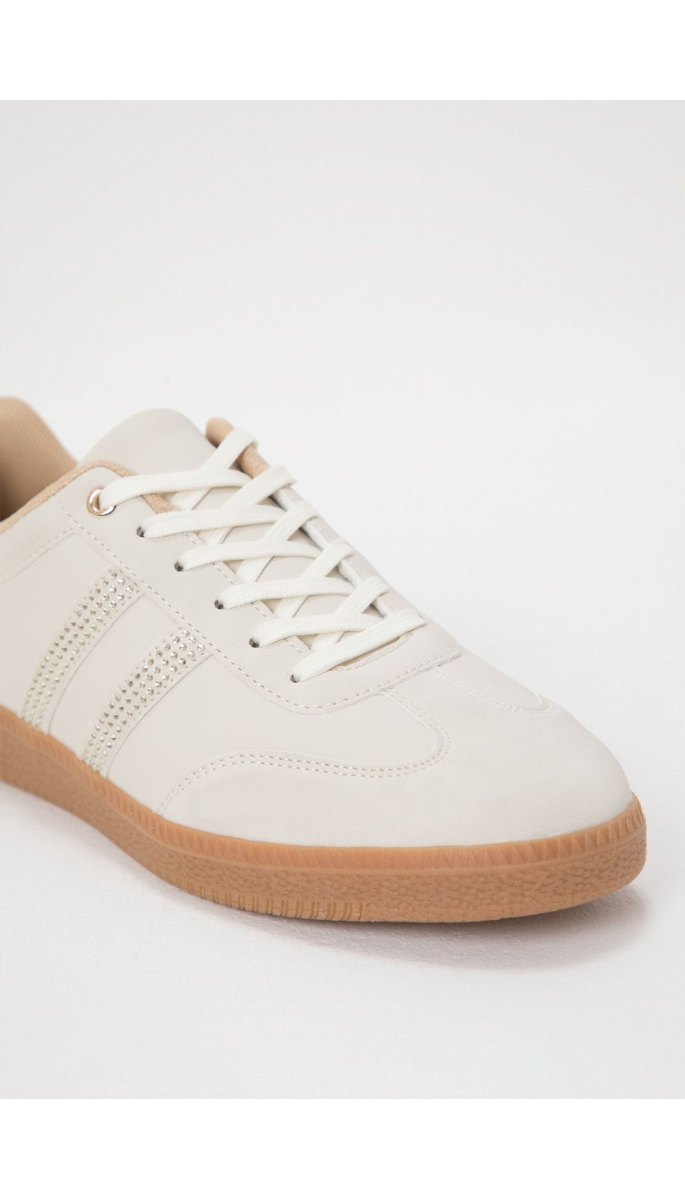 Tenis combinacion materiales hotfix en l