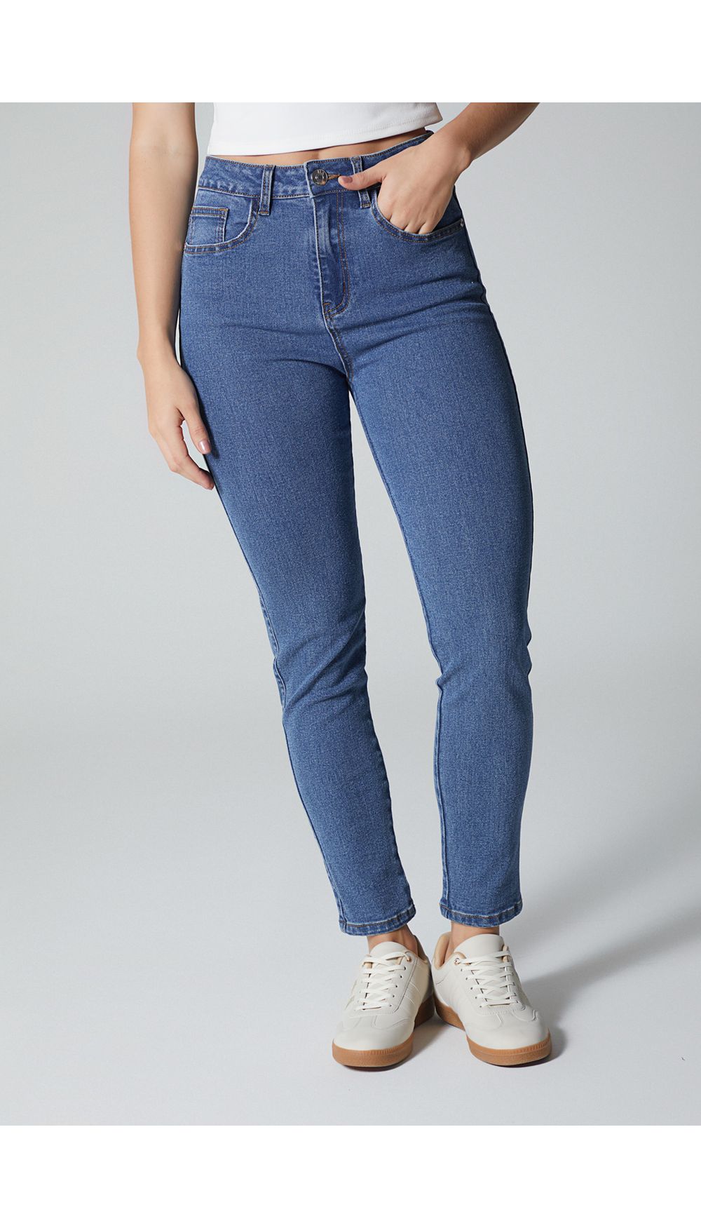 Jean skinny basico precio gancho para mu