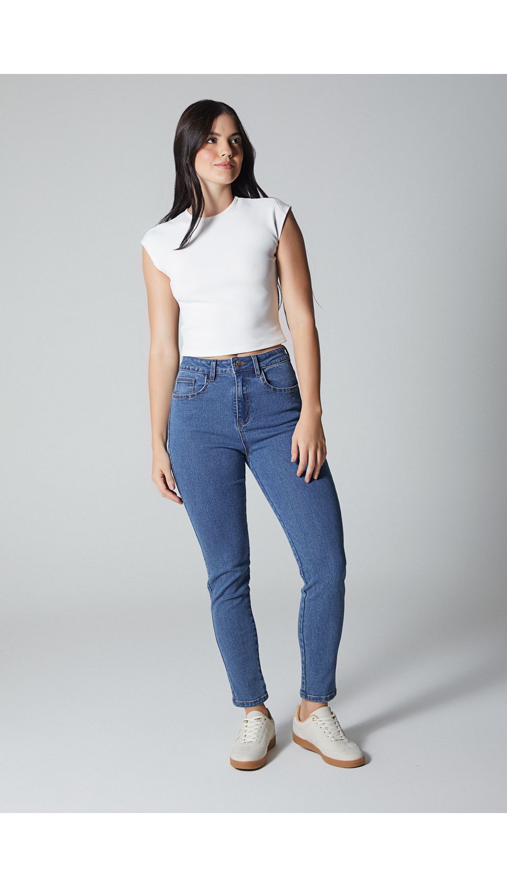Jean skinny basico precio gancho para mu