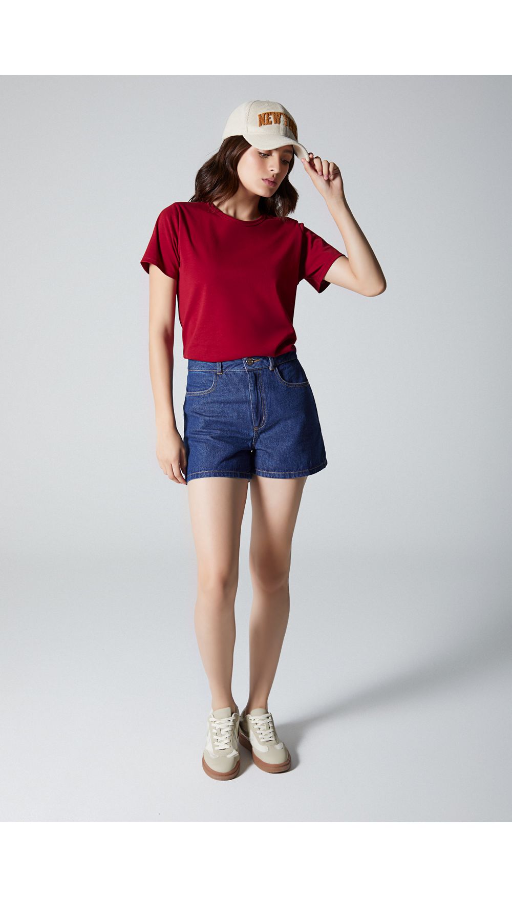 Short para mujer basico tiro alto