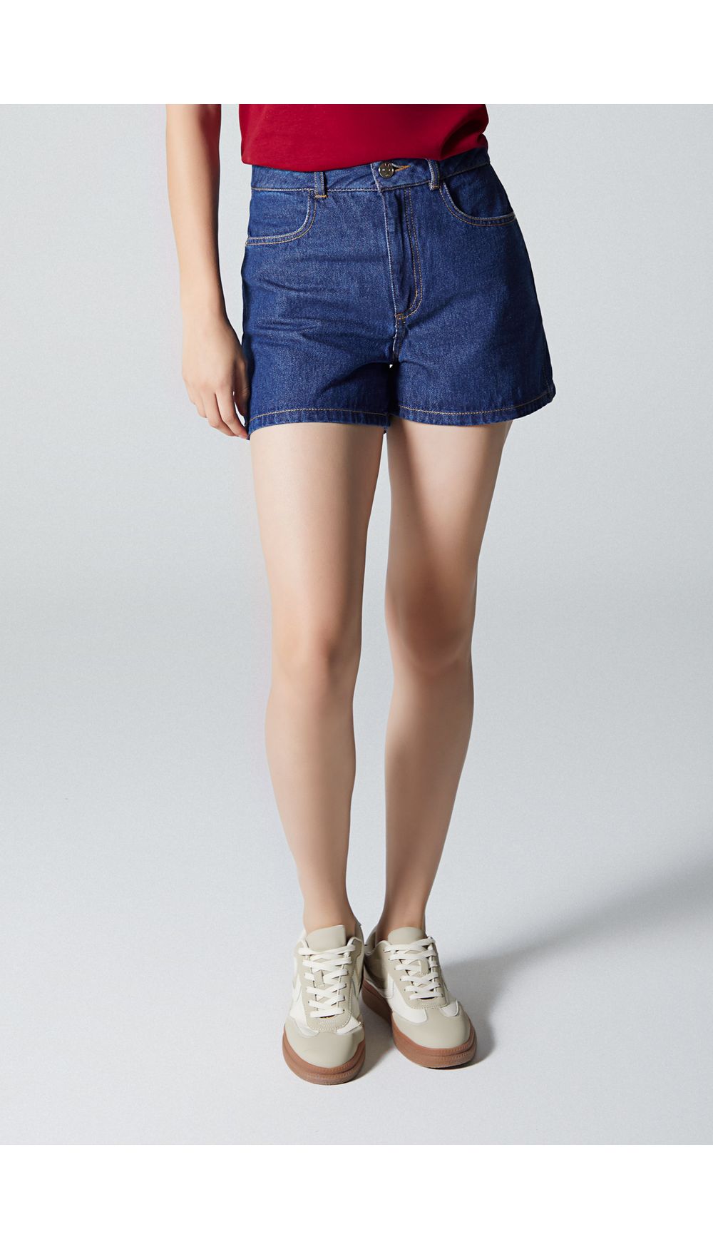 Short para mujer basico tiro alto
