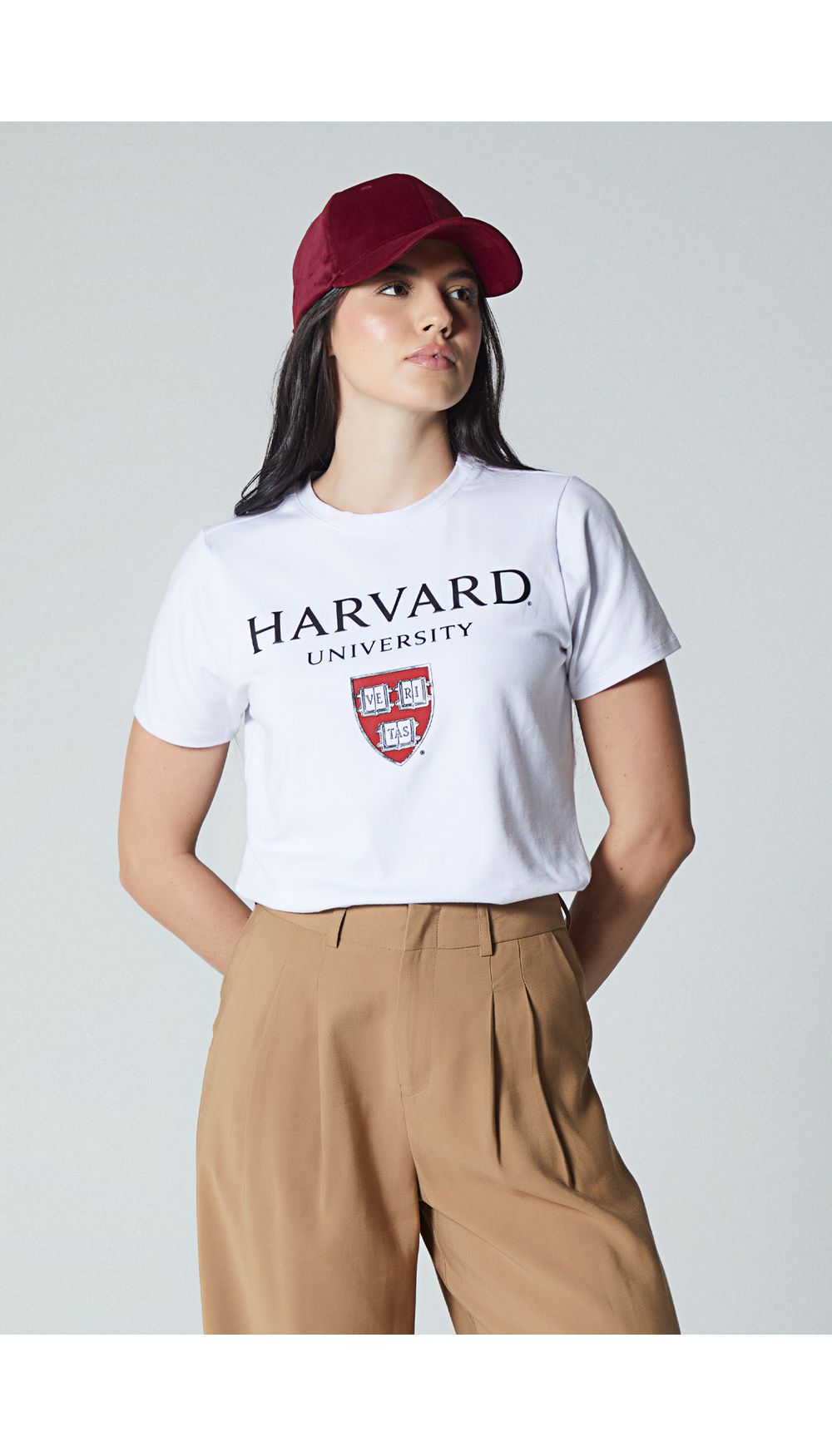 Camiseta para mujer fit  regular con det
