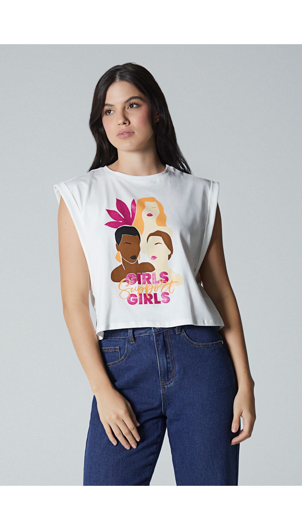 Camiseta estampada para mujer