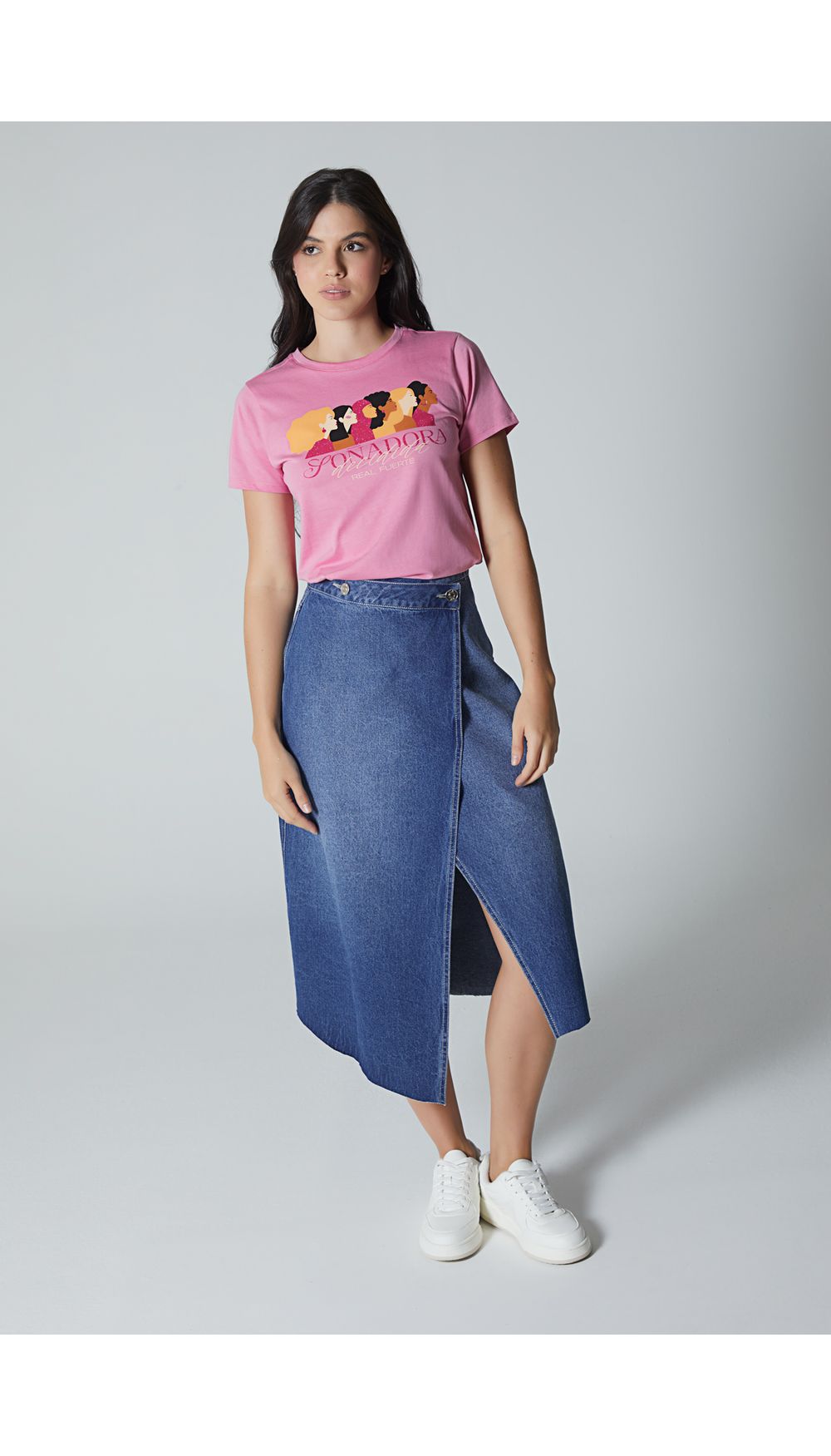 Camiseta  estampada para mujer