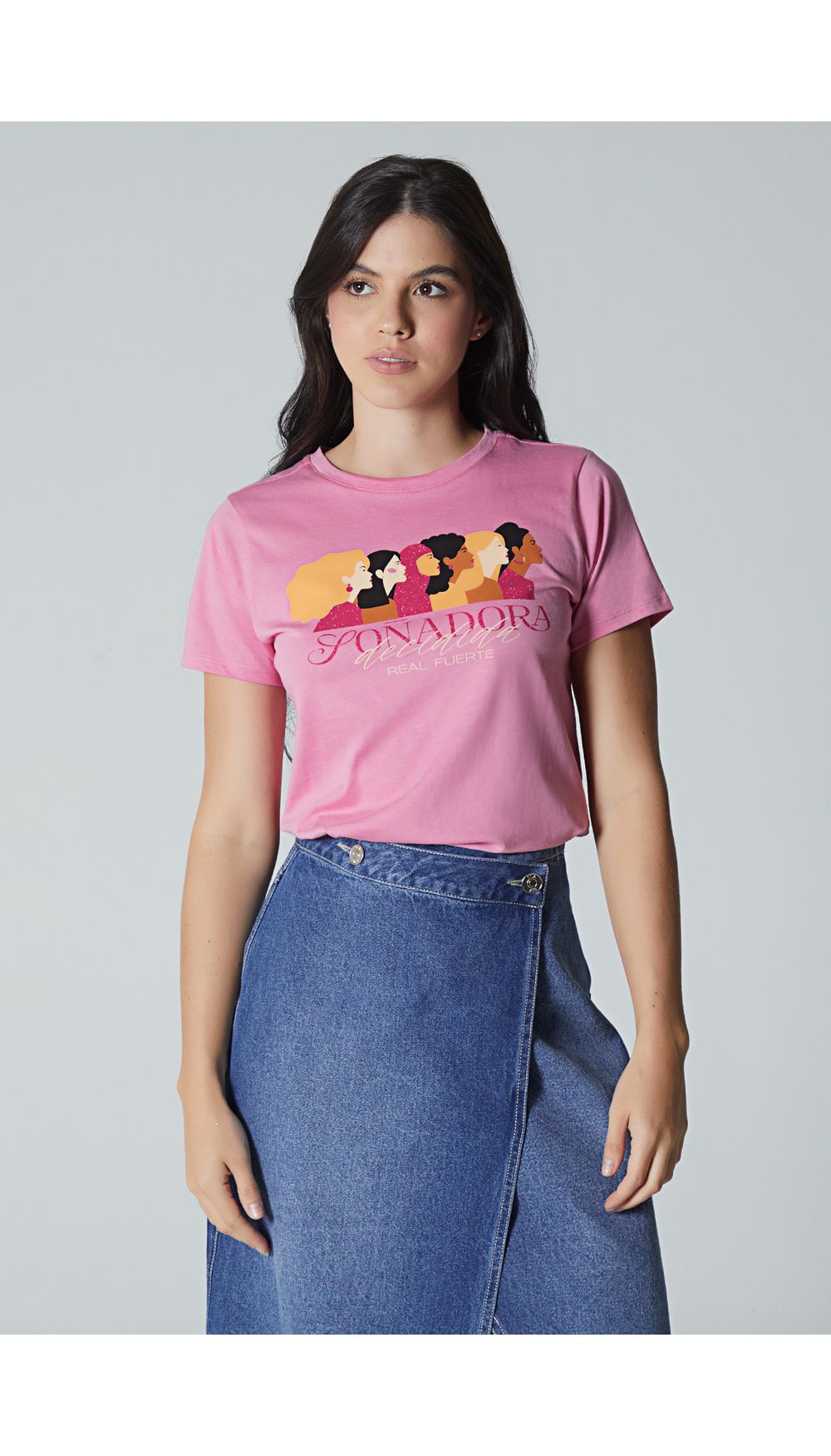 Camiseta  estampada para mujer