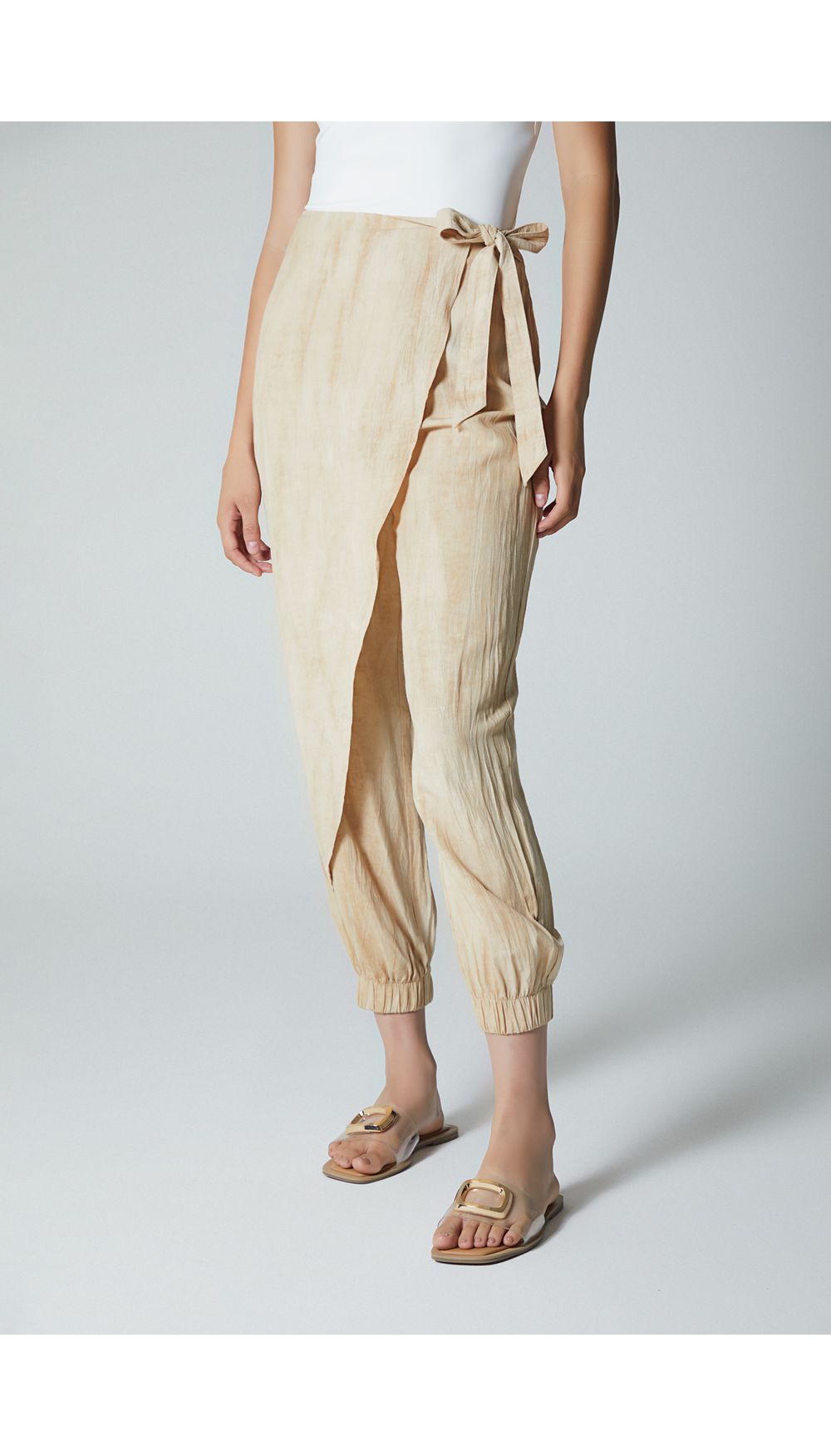 Pantalon tiro alto para mujer