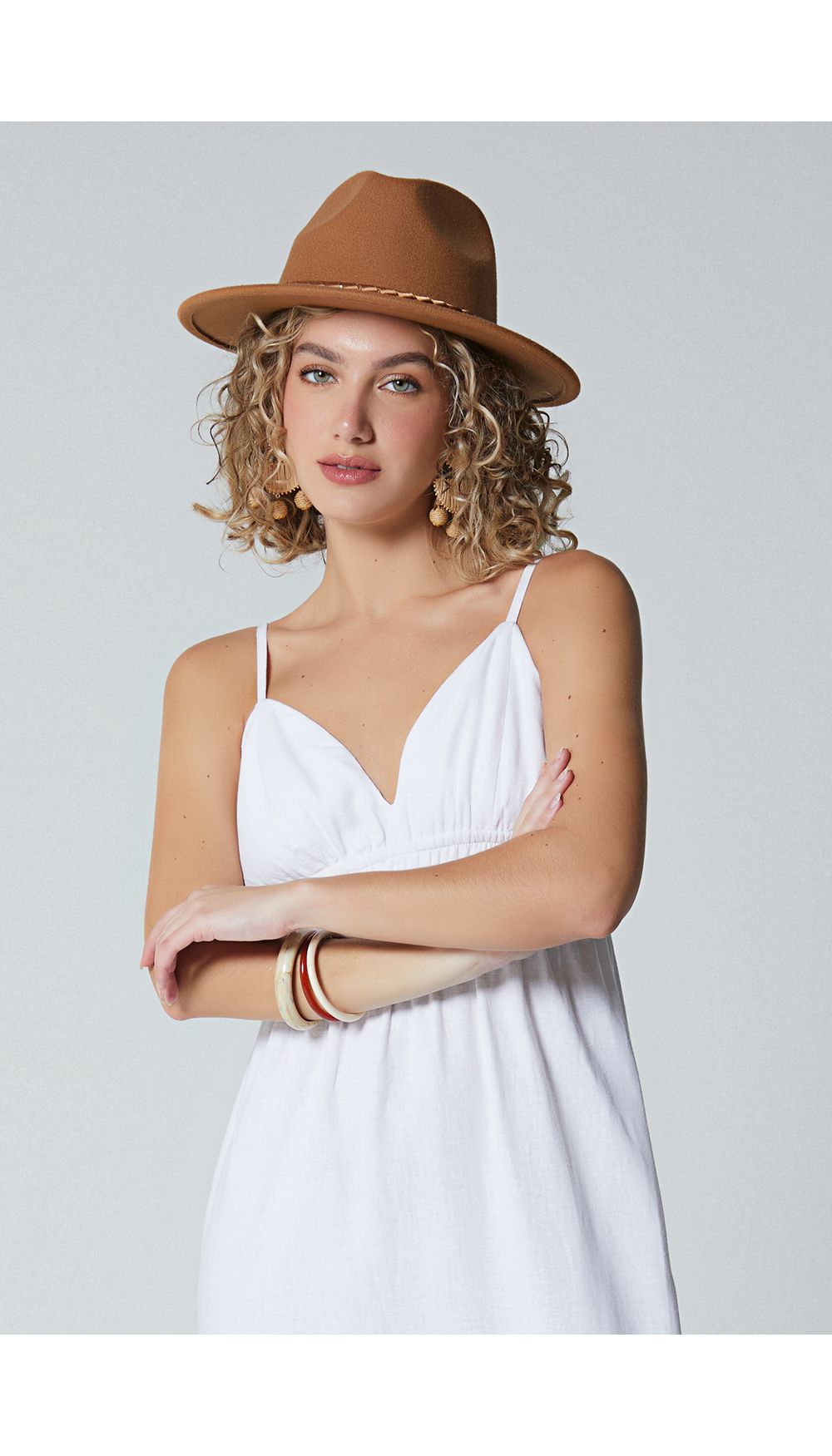 Vestido largo para mujer de tiras