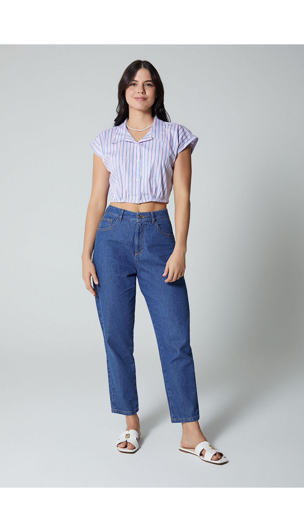 Blusa crop  para mujer