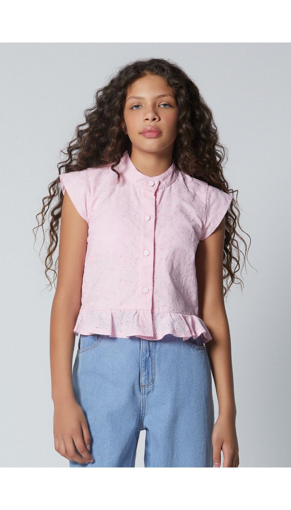 Blusa para girl con peplum