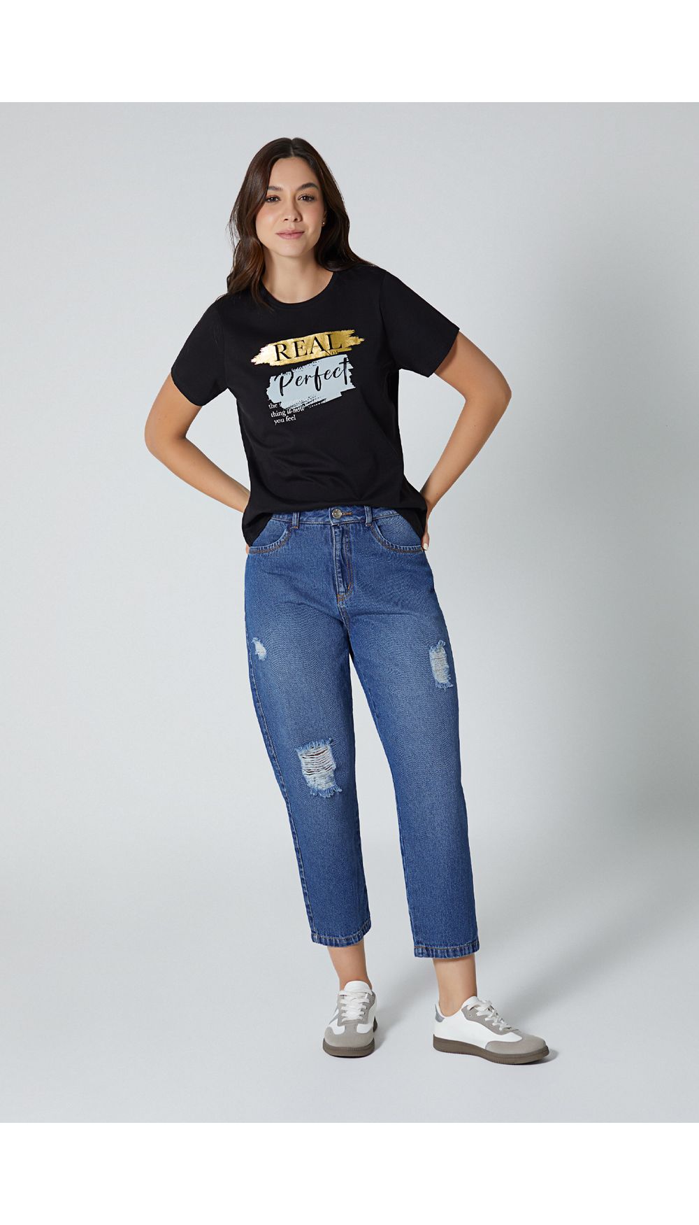 Camiseta estampada para mujer precio gan