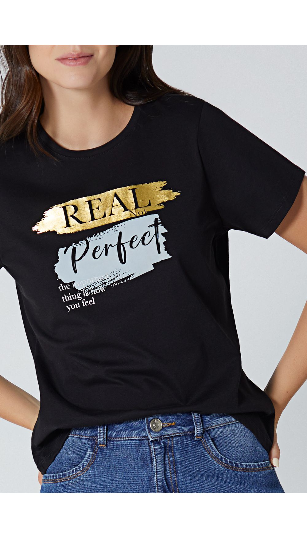 Camiseta estampada para mujer precio gan