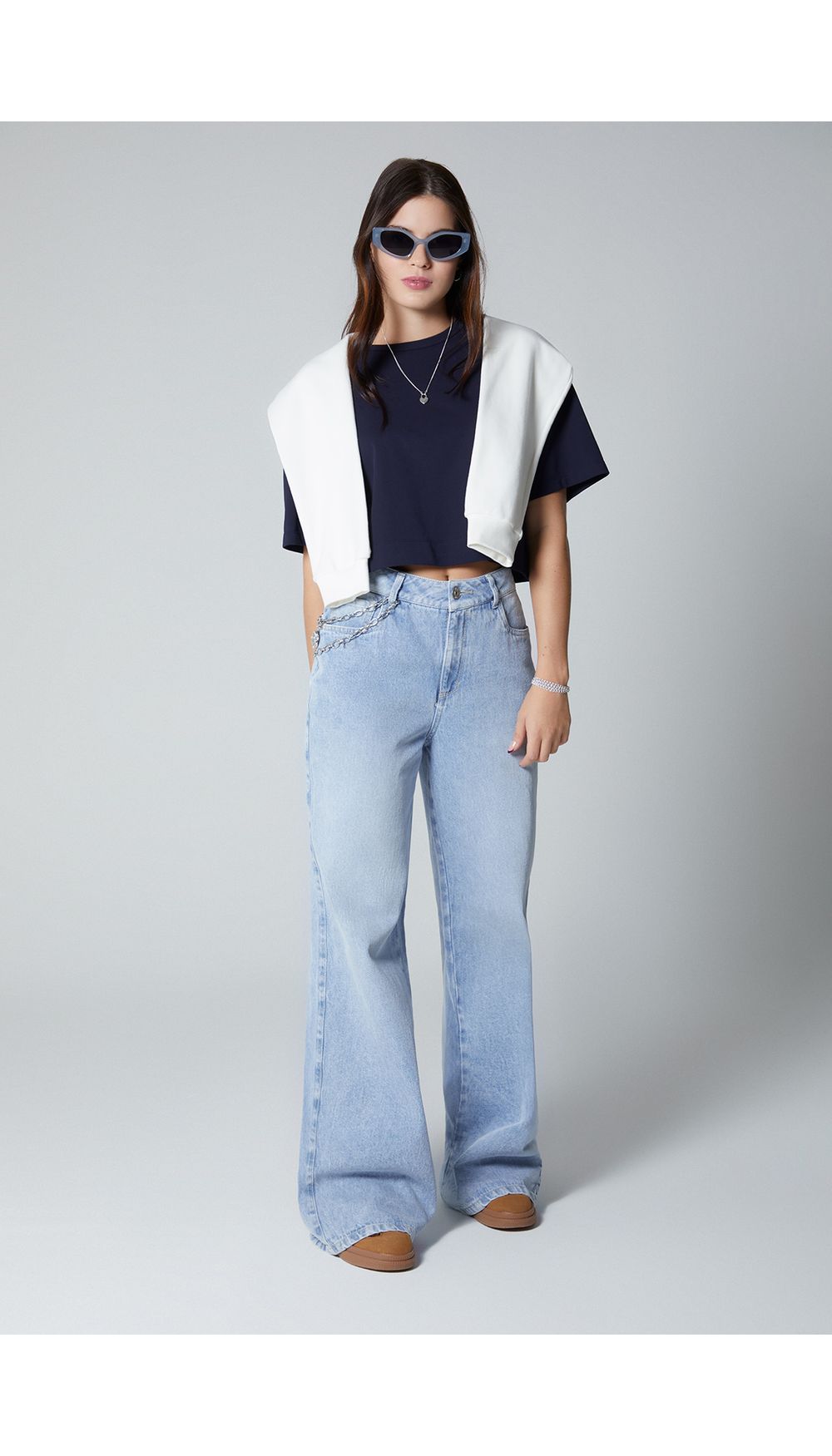 Camiseta boxy para mujer