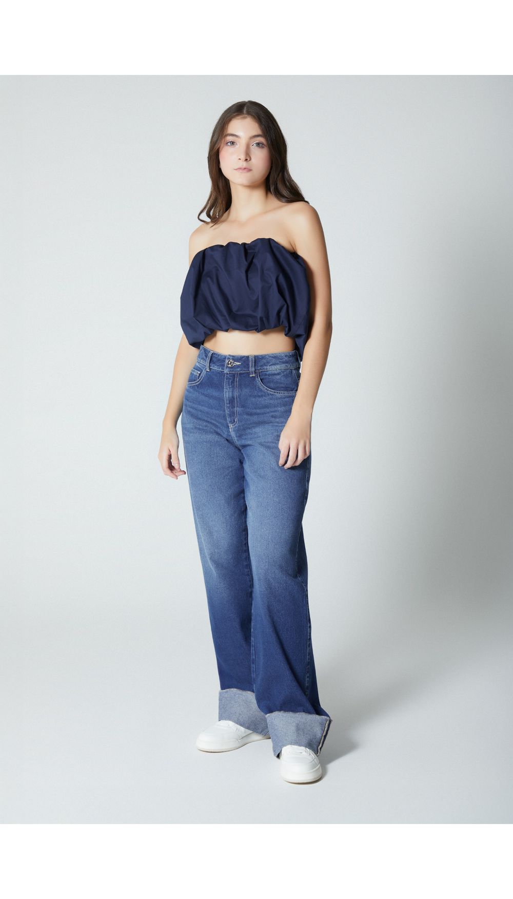 Blusa estraple para mujer