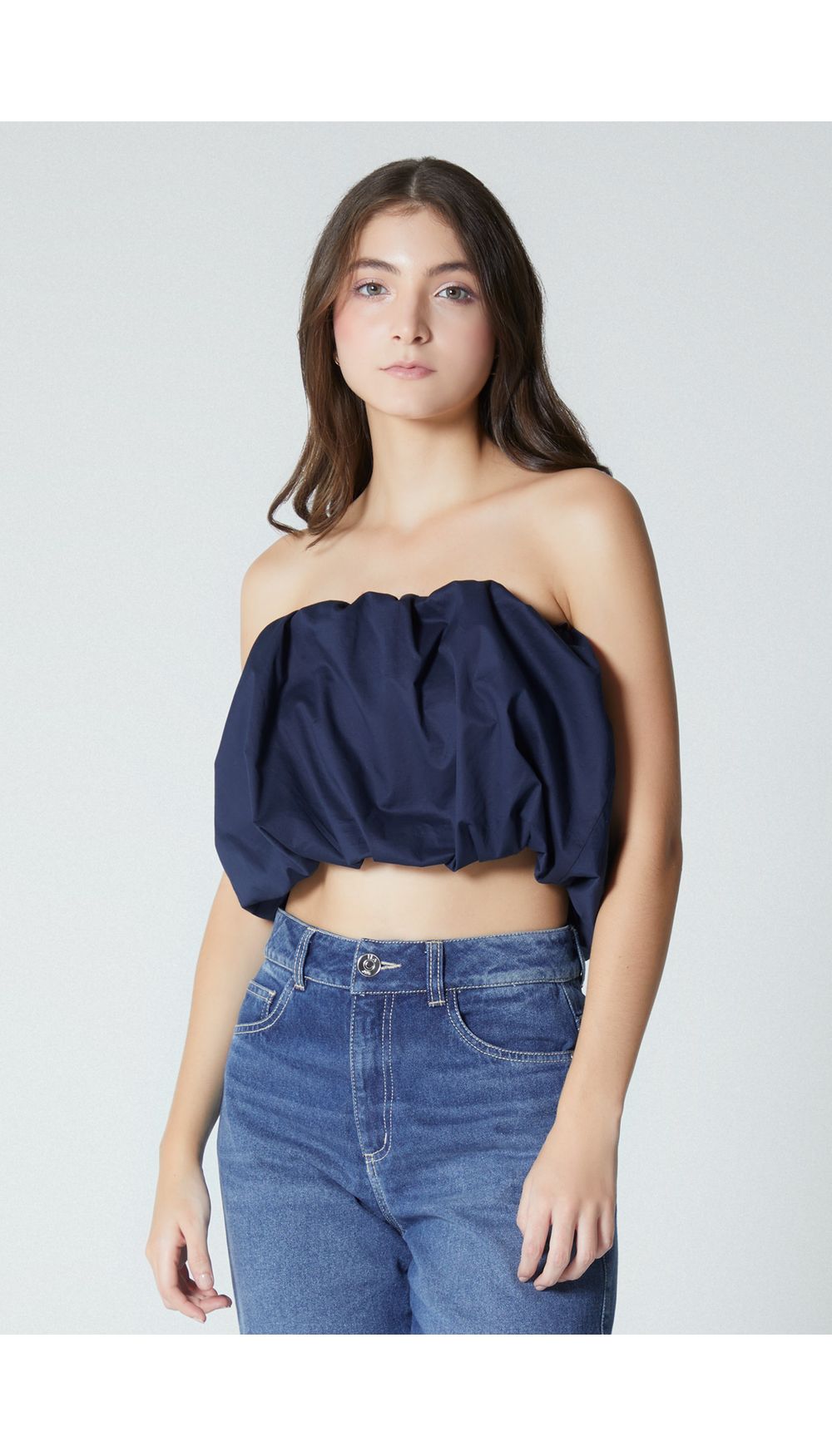 Blusa estraple para mujer