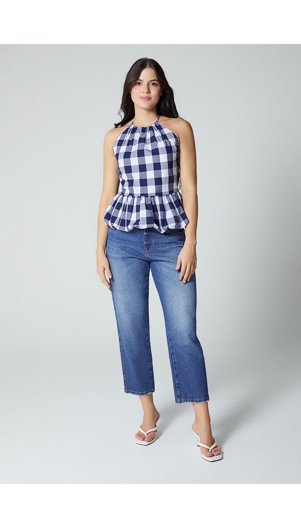 Blusa para mujer estilo halter