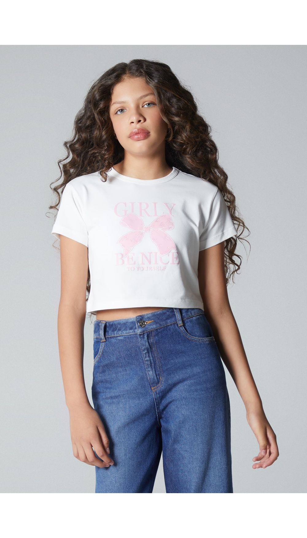 Camiseta corta para girl