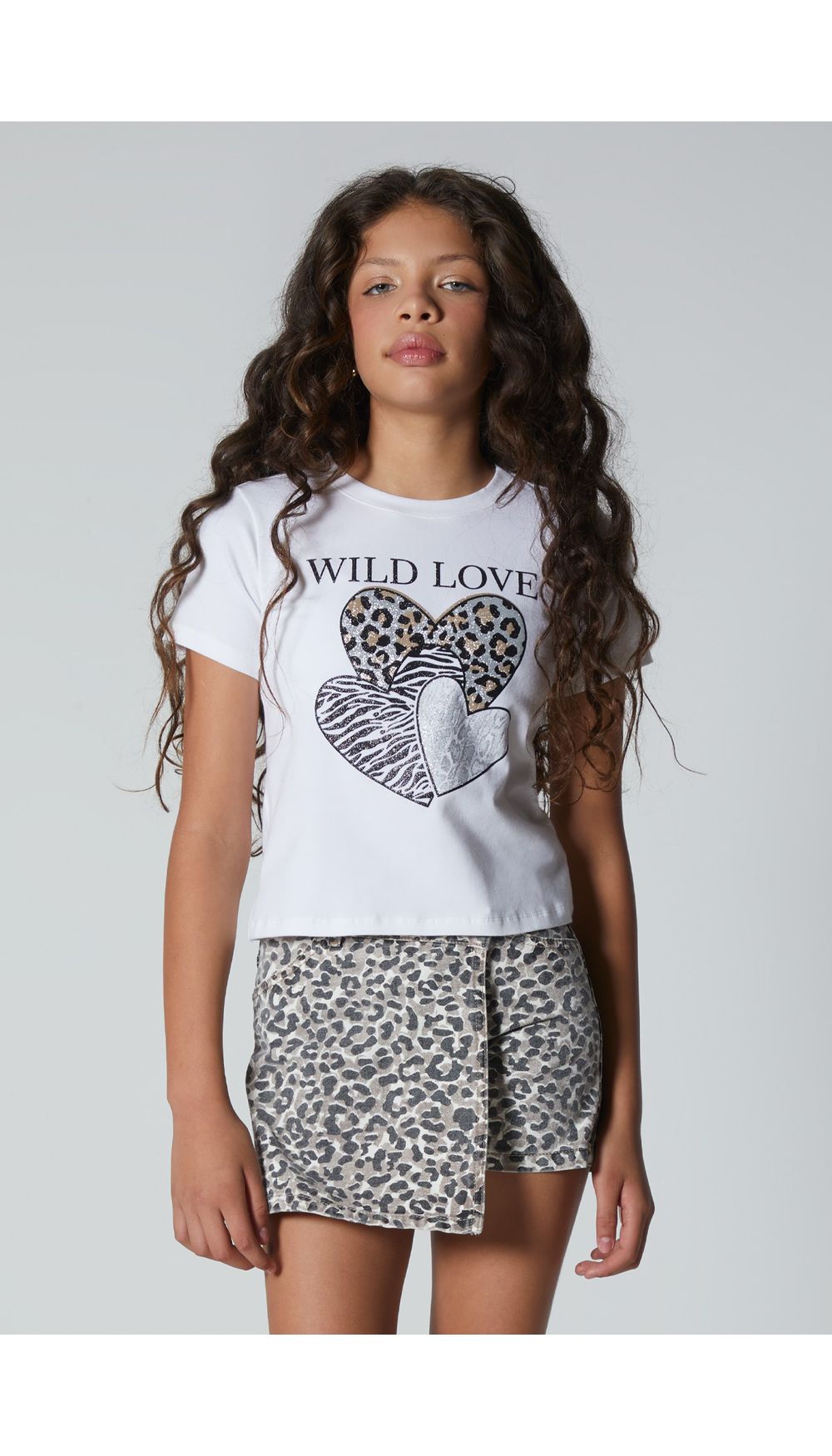 Camiseta estampada para niña