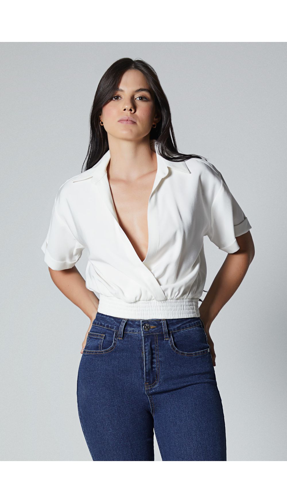 Blusa para mujer manga corta