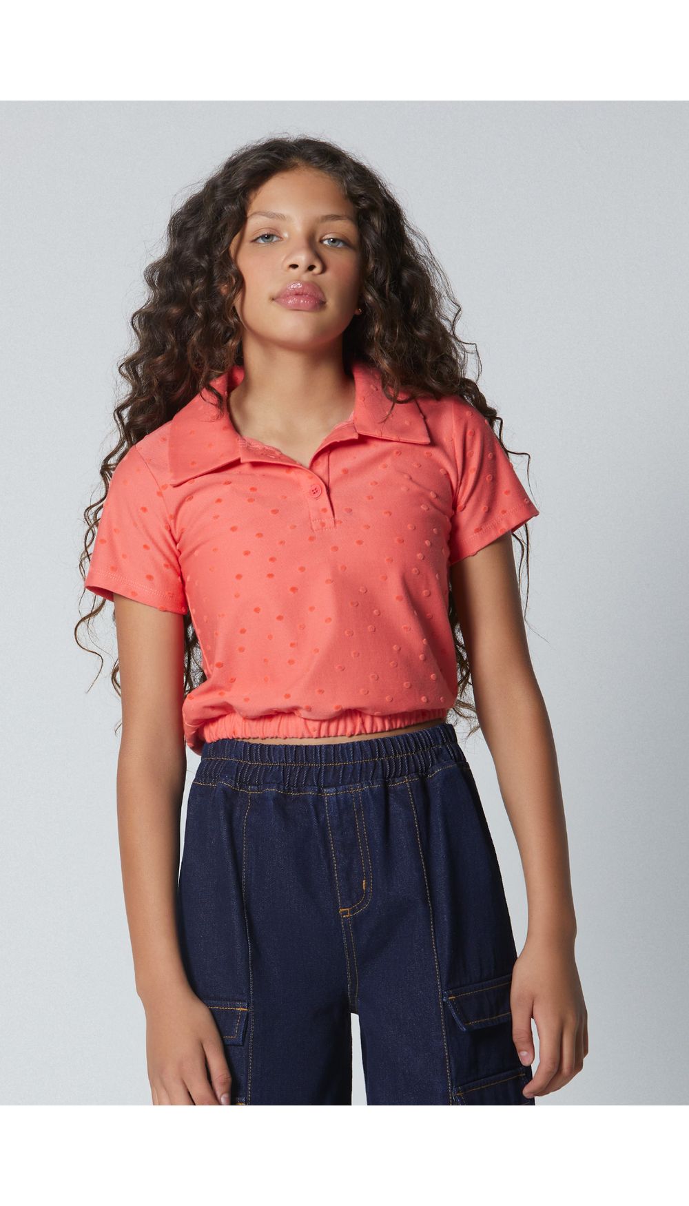 Camiseta  para niña manga corta