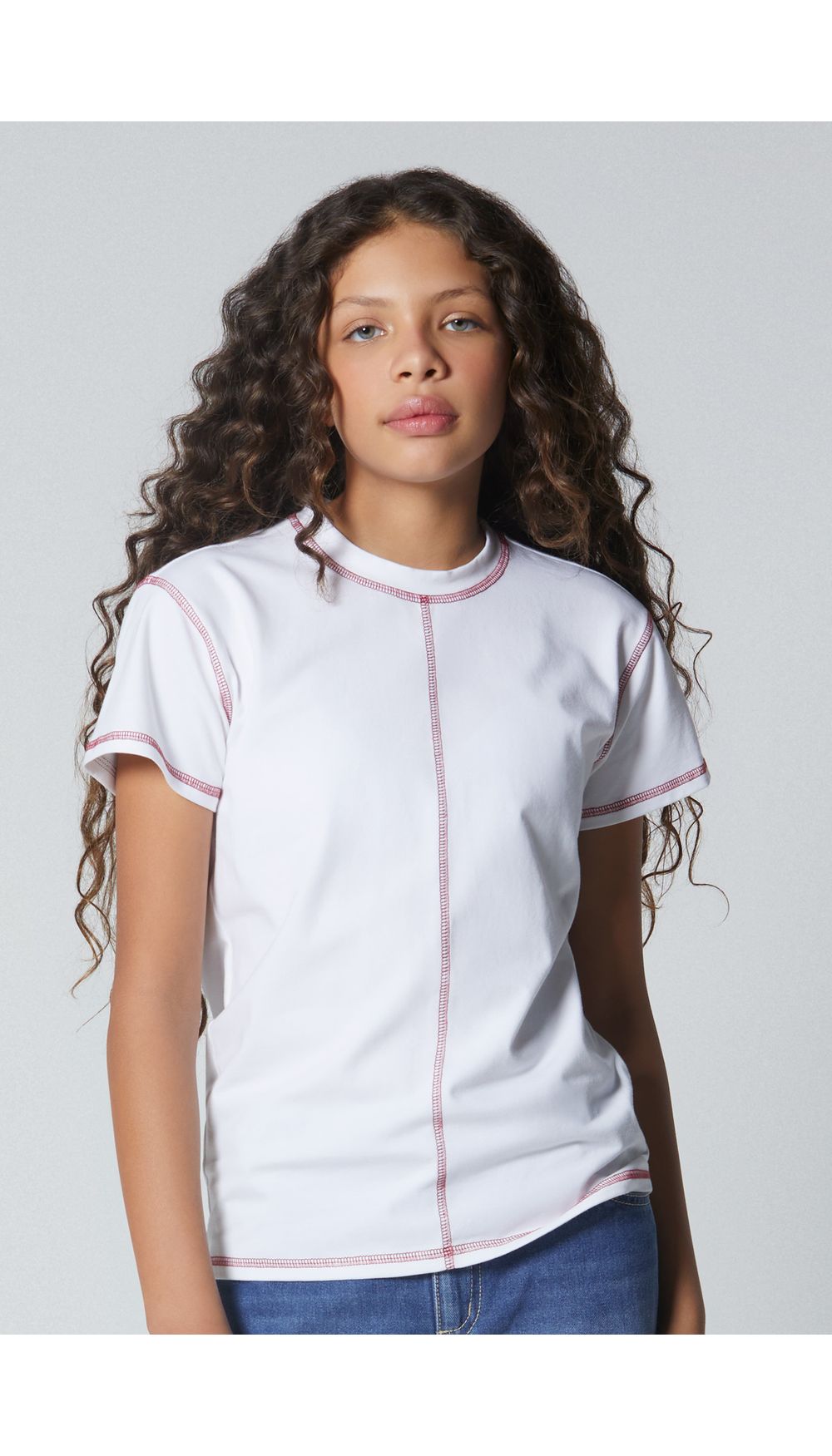 Camiseta para niña oversize