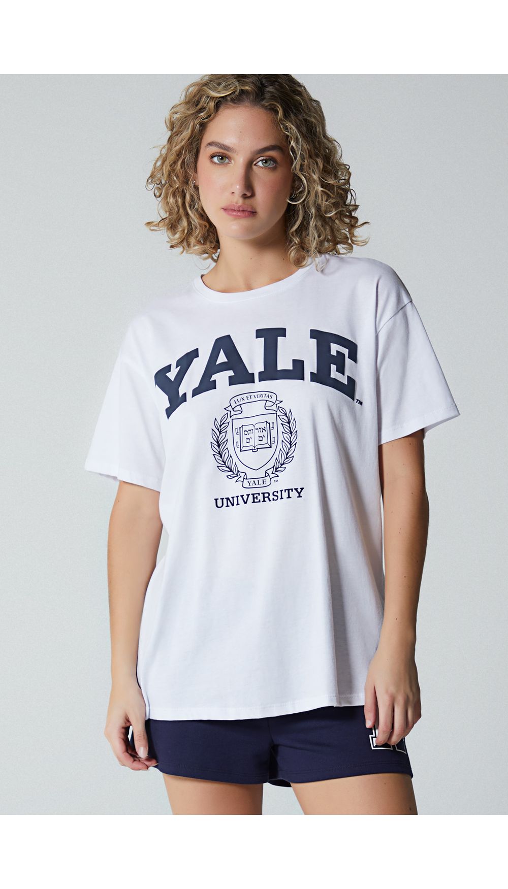 Camiseta oversize para mujer estampada