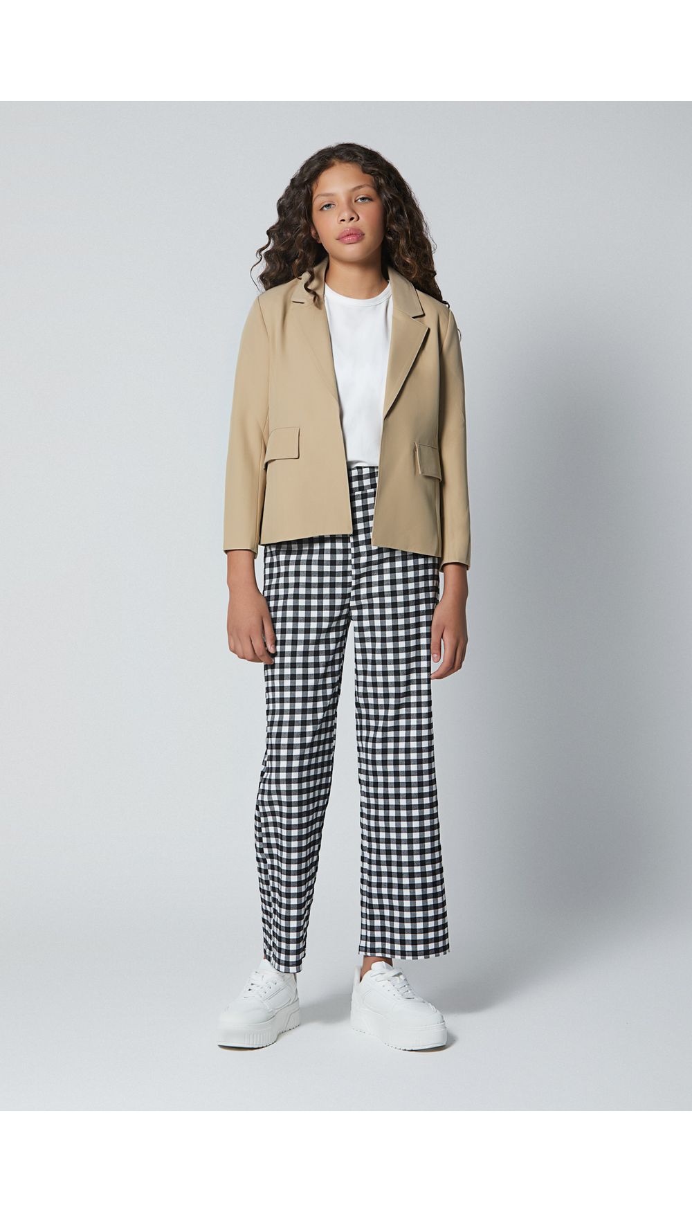 Blazer manga larga para niña