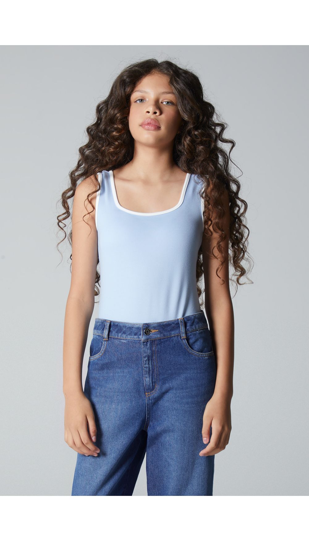 Body para niña de tiras