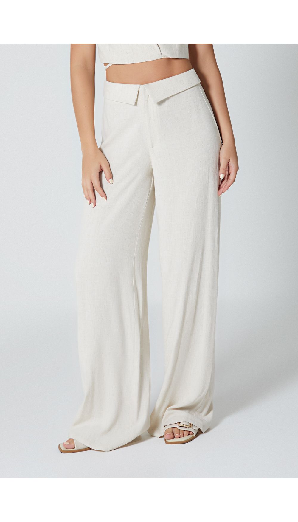 Pantalon tiro alto para mujer