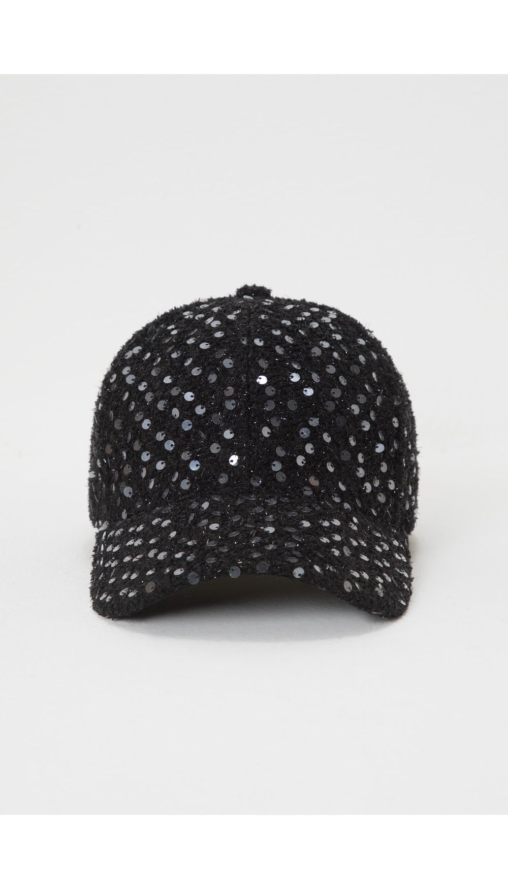 Gorra con lurex y lentejuela