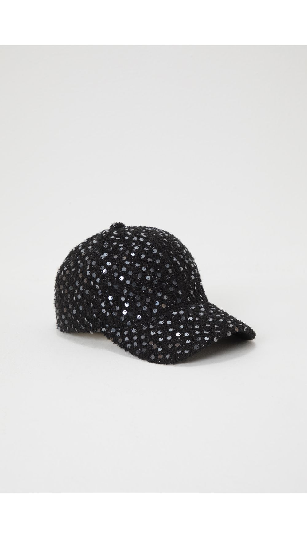 Gorra con lurex y lentejuela