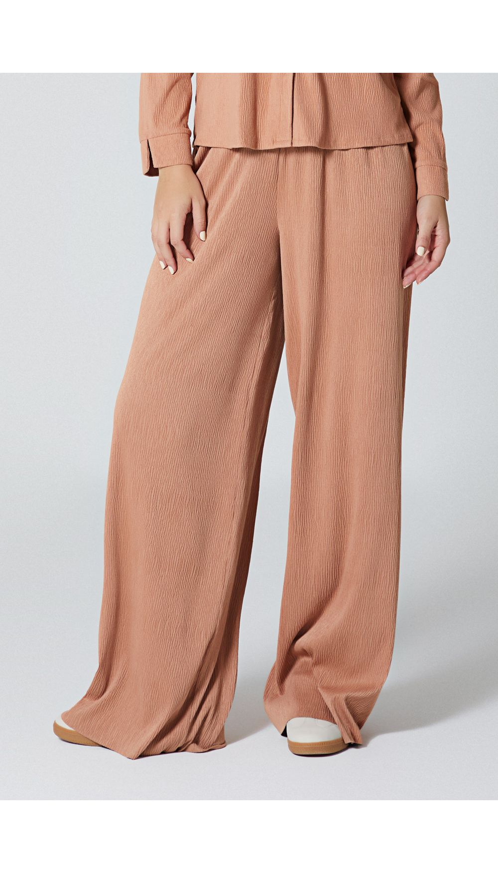 Pantalon palazo para mujer tiro alto
