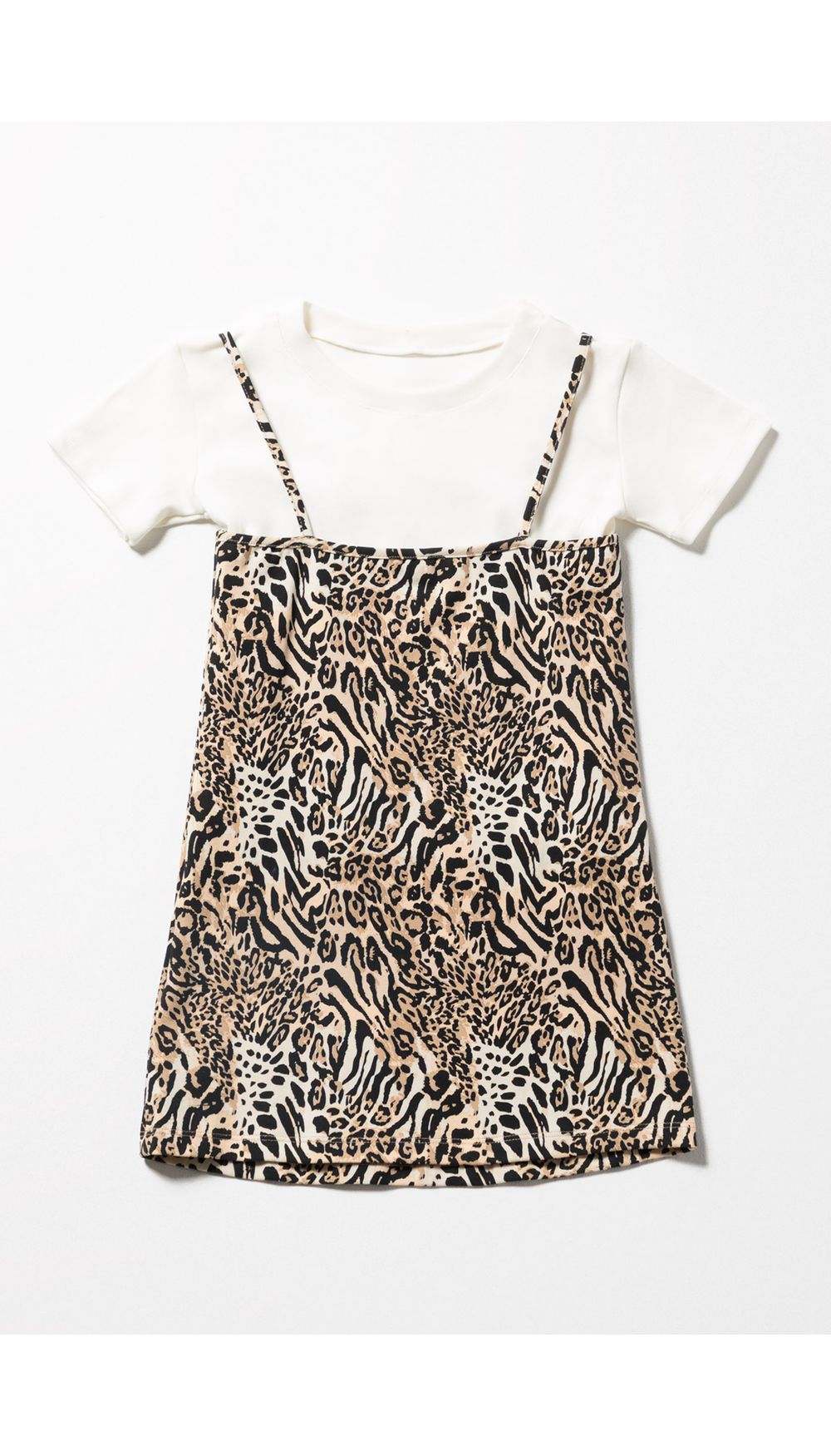 Vestido corto para niña  de tiras