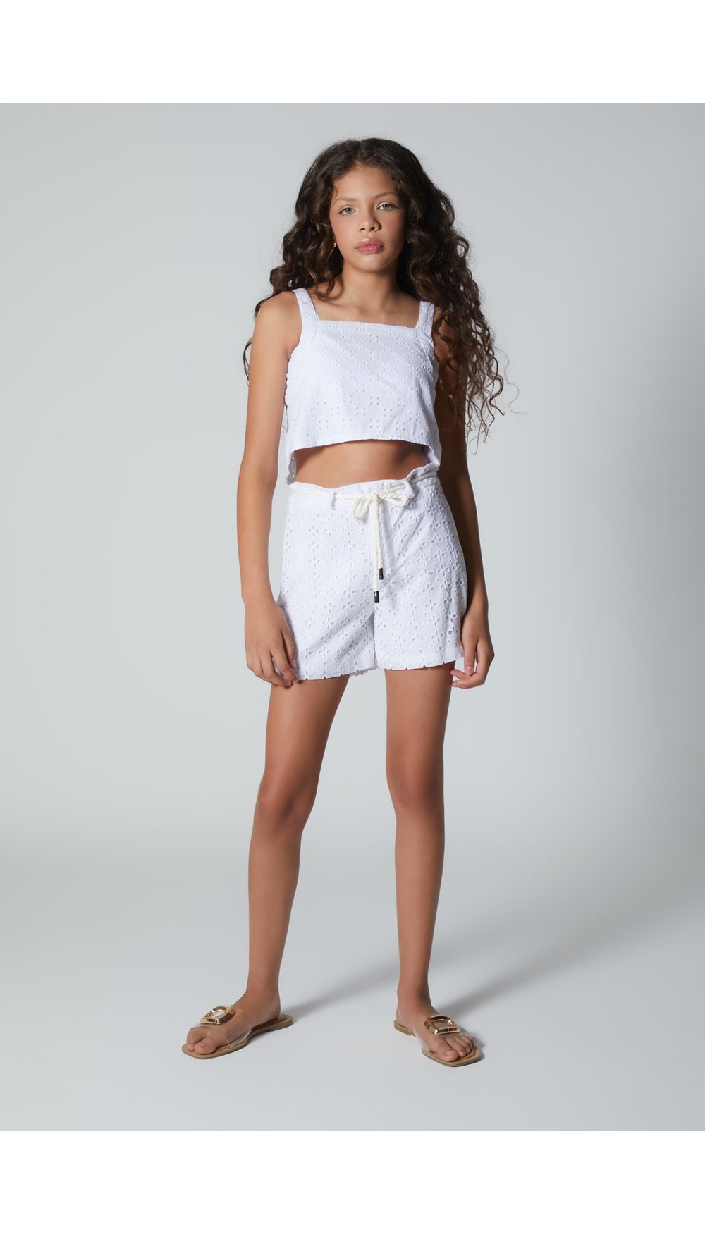 Short para girl con correa