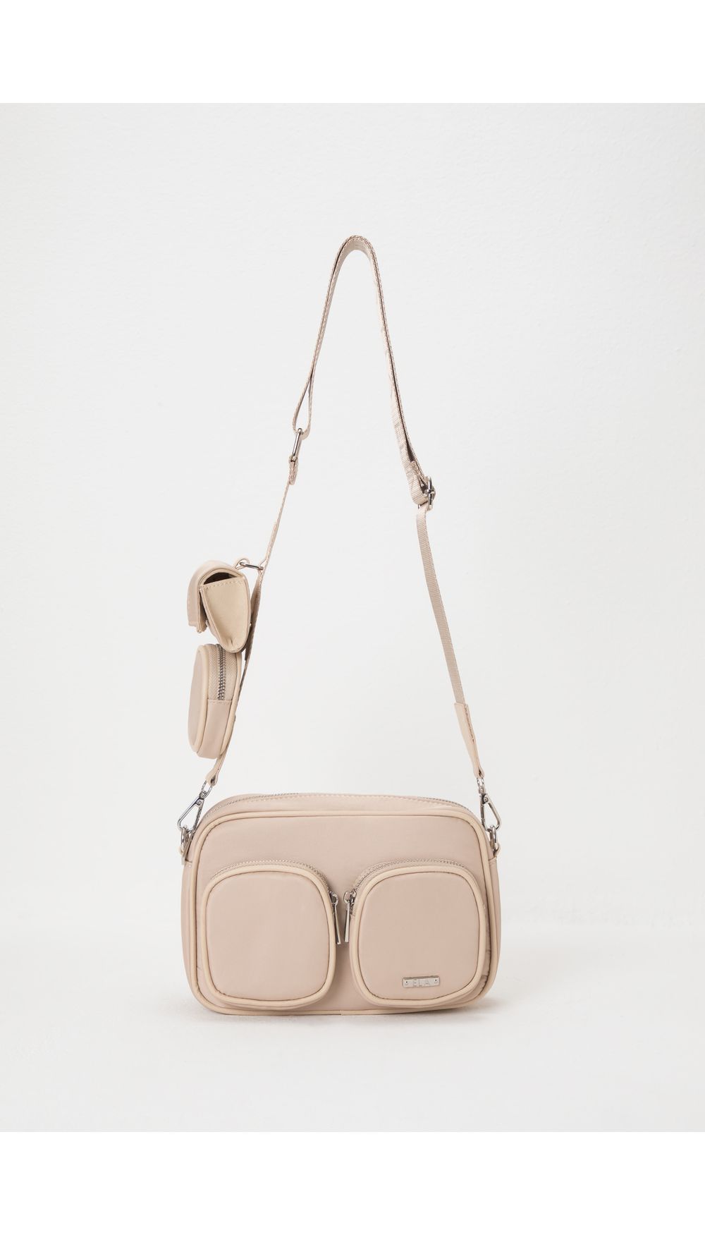 Bolso con bolsillos renovados y mini bags