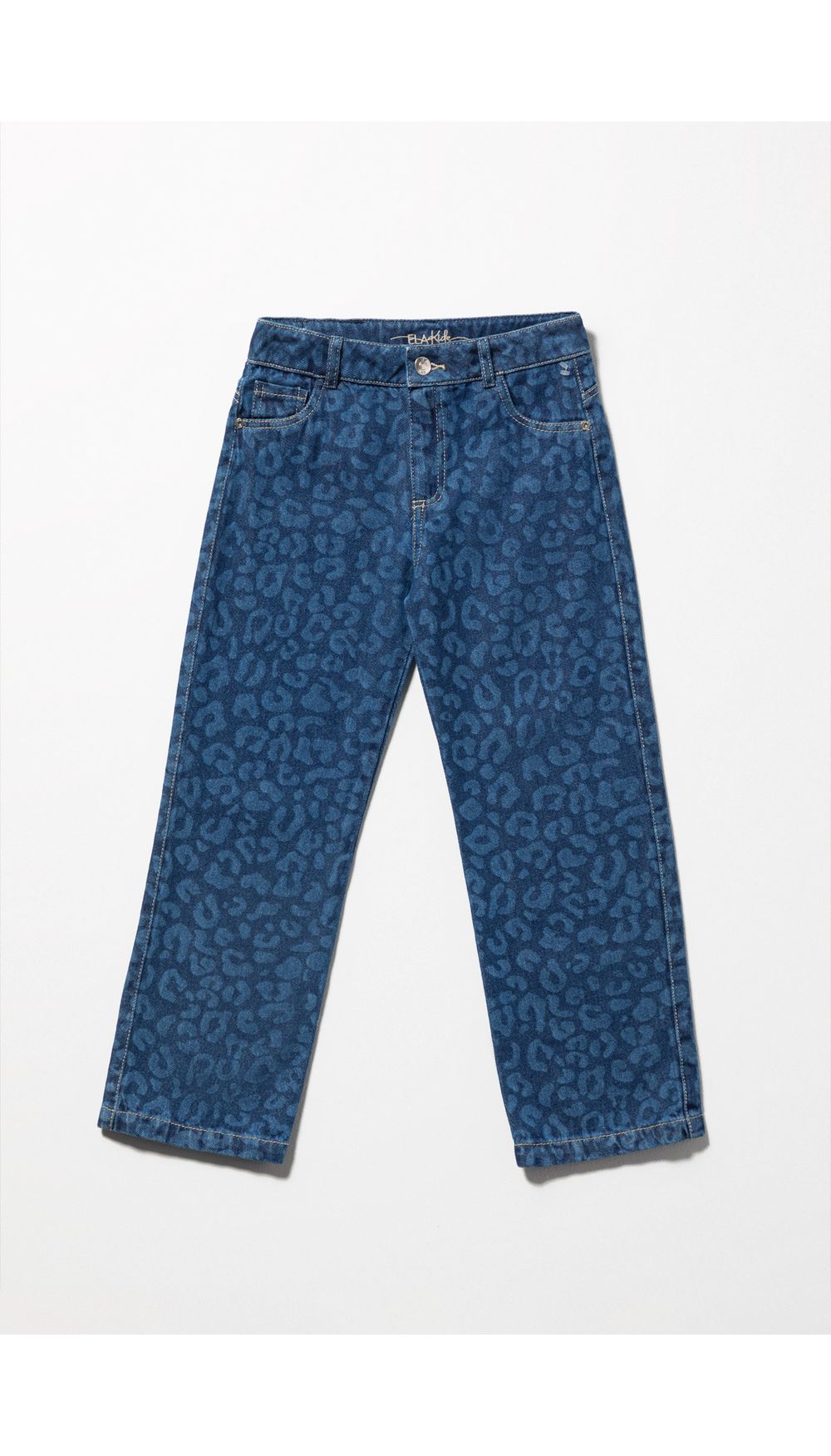 Jean animal print para niña