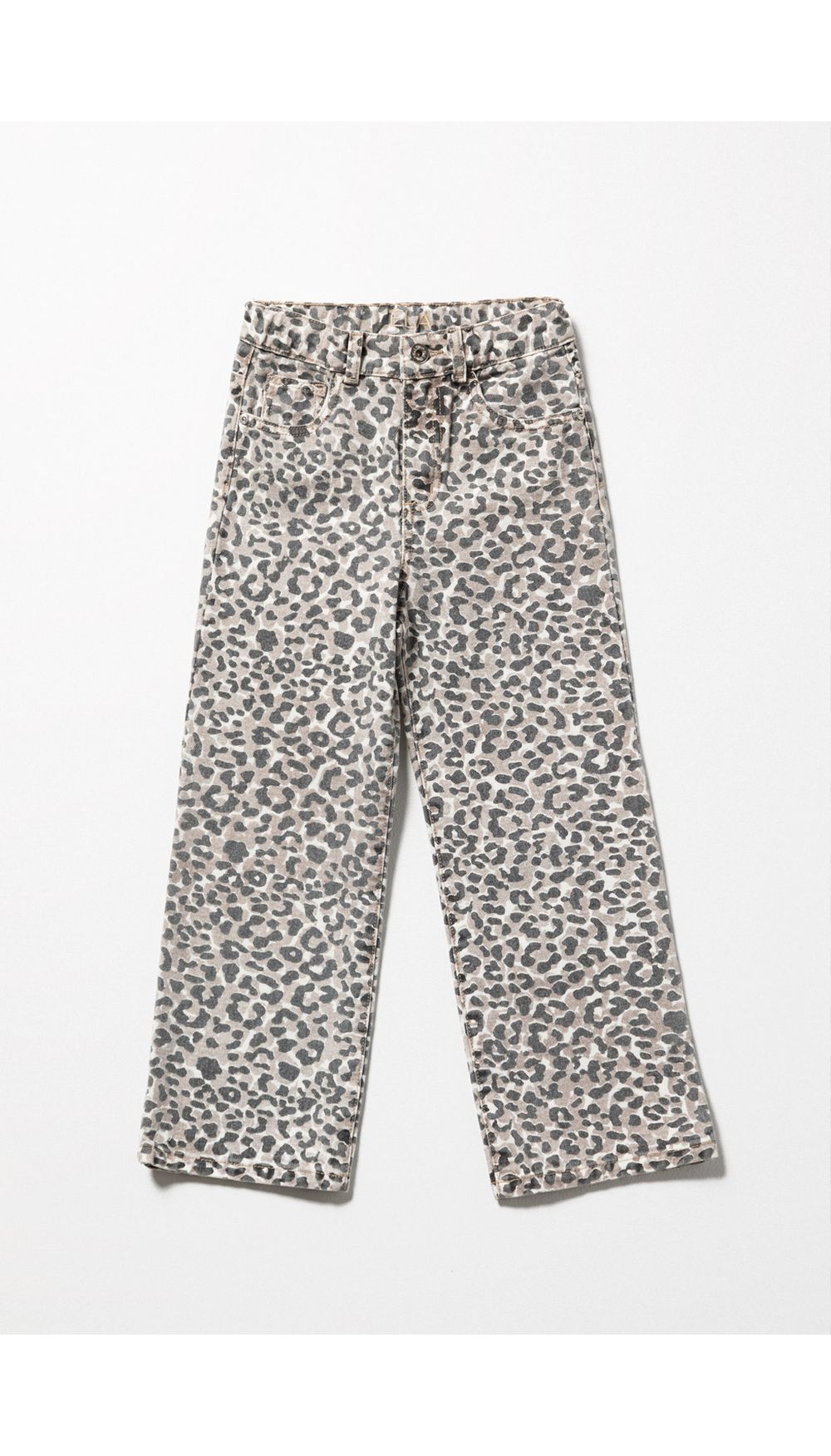 Jean animal print para niña