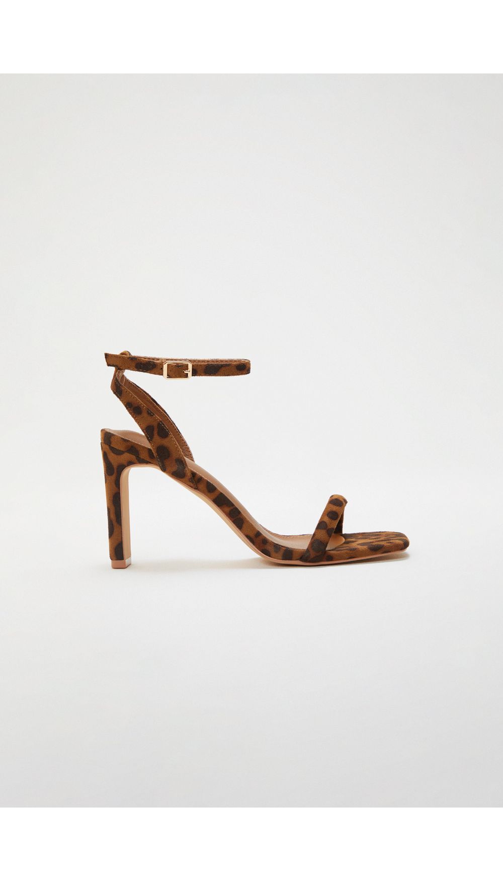 Sandalia tacon animal print